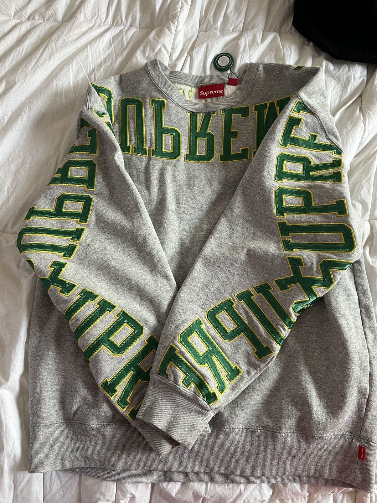 Streetwear × Supreme × Vintage supreme multi arc crewneck heather 