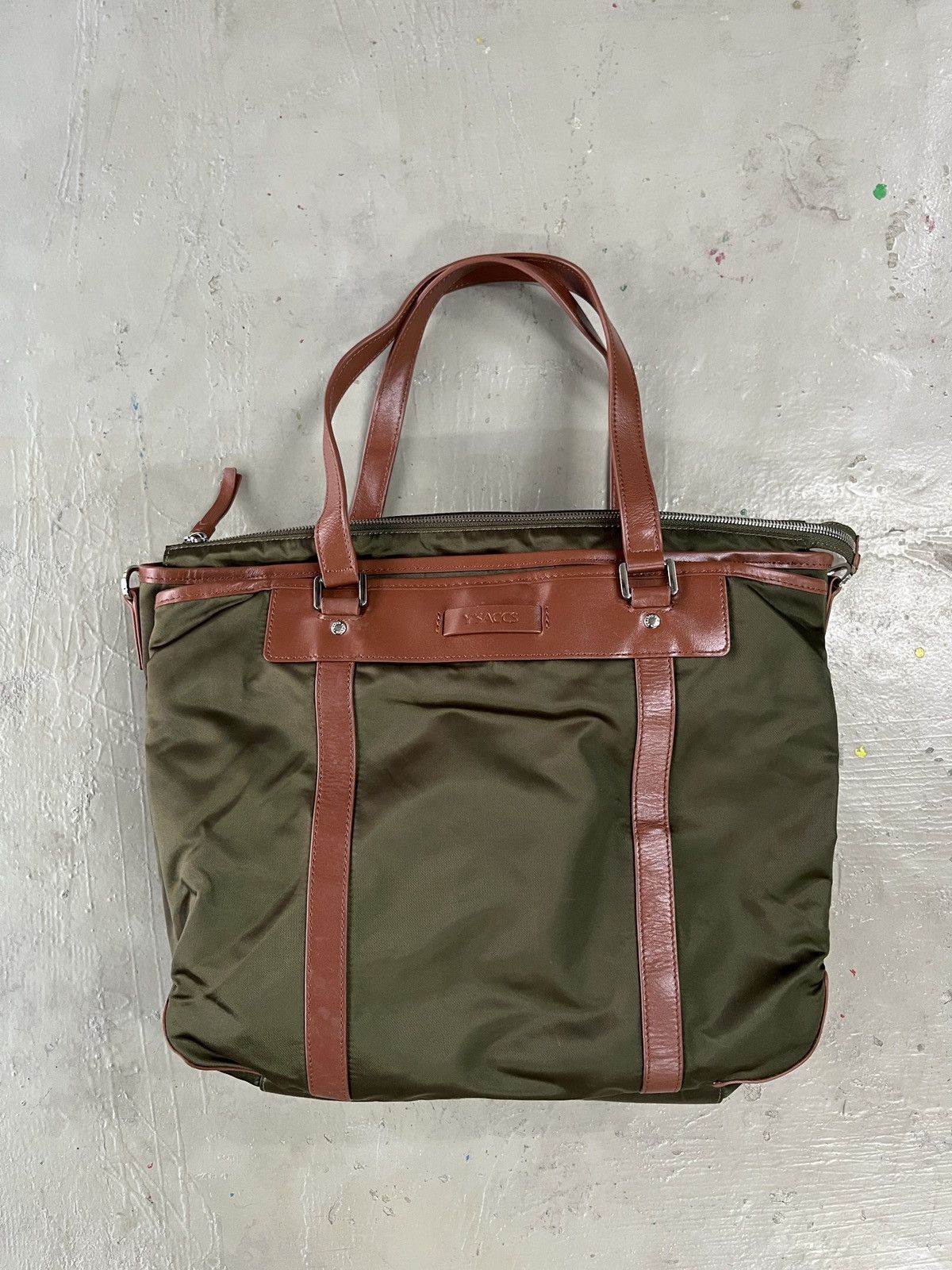 Yohji Yamamoto 2000's Yohji Yamamoto Y’saccs Nylon Hobo Bag Size ONE SIZE - 1 Thumbnail