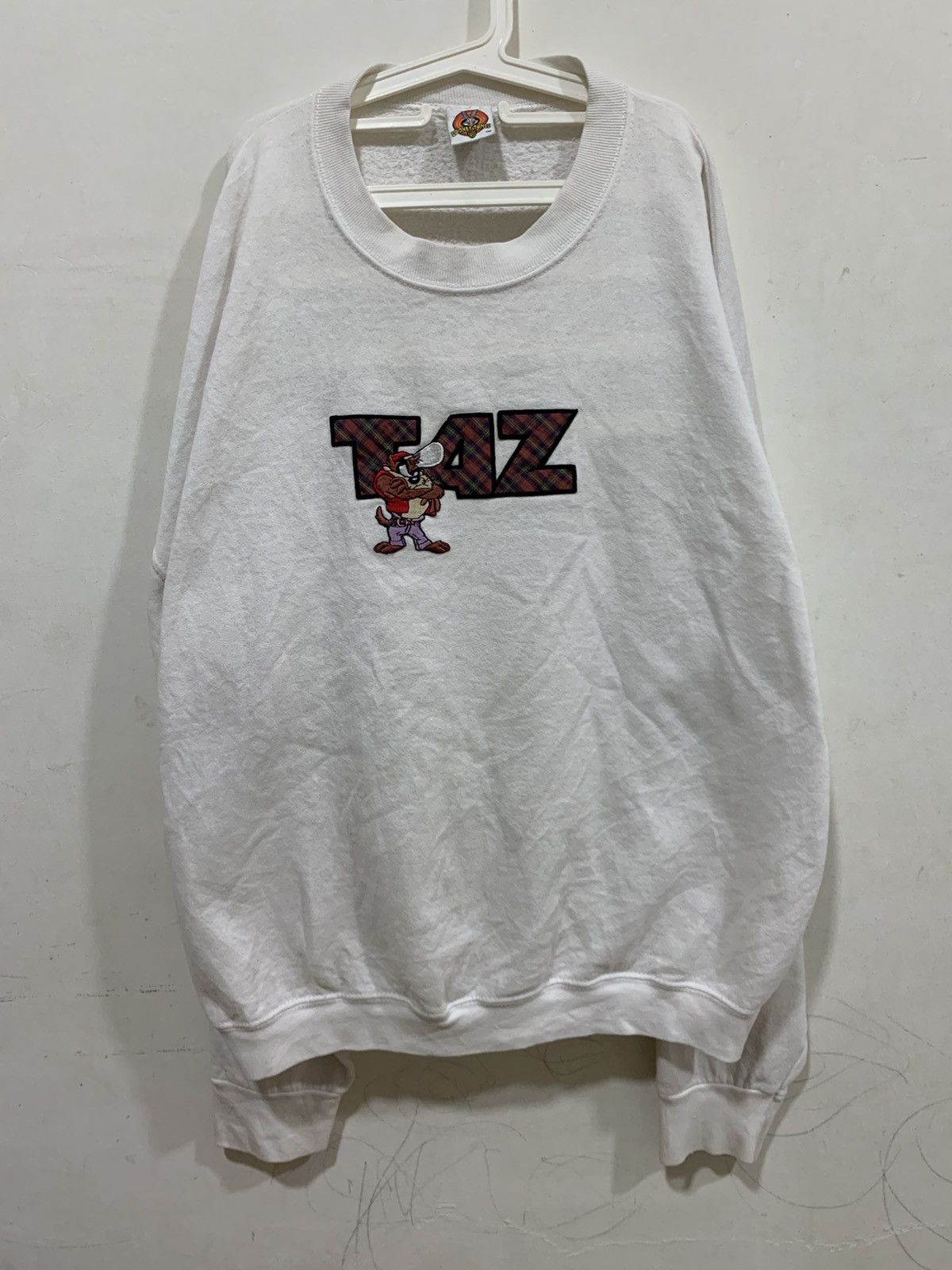 Vintage × Warner Bros Vintage 90s TASMANIAN DEVIL and TAZ Warner Bros Sweatshirt Size US XL / EU 56 / 4 - 7 Thumbnail