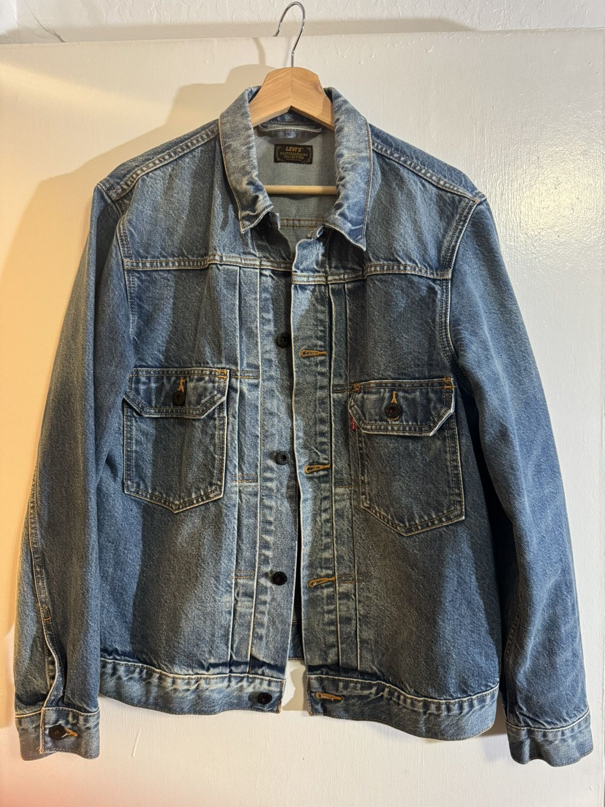 Levi's × Levi's Vintage Clothing Levi’s Skateboarding Denim Jacket Size US M / EU 48-50 / 2 - 1 Thumbnail