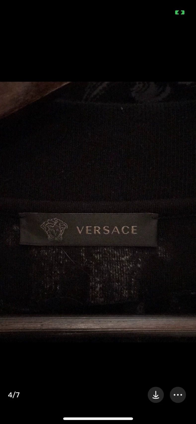 Versace Versace Baroque velor autumn-winter coat Size US M / EU 48-50 / 2 - 5 Thumbnail