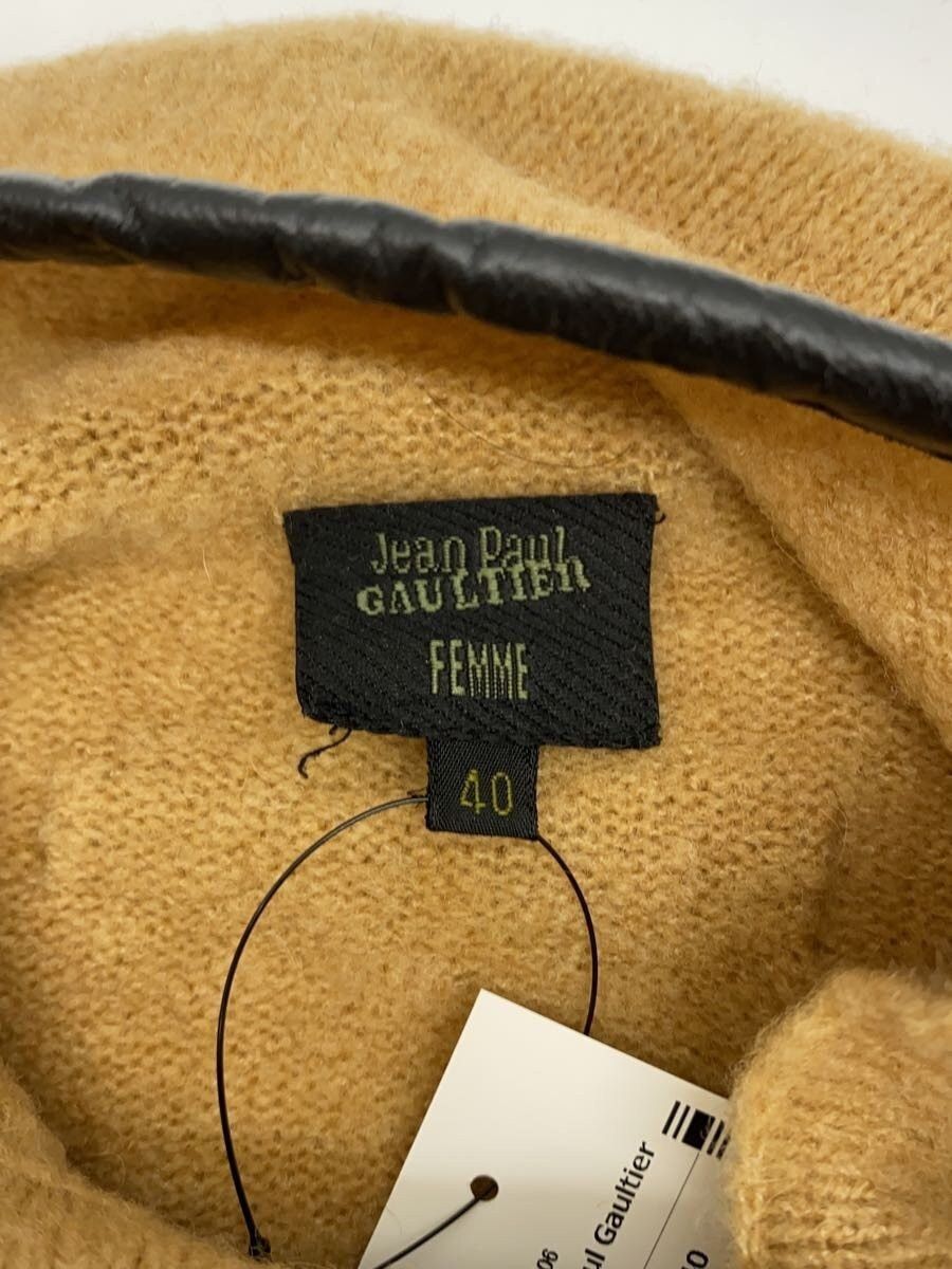 Jean Paul Gaultier Turtleneck Wool Knit Short Sleeve Top Size M / US 6-8 / IT 42-44 - 4 Thumbnail
