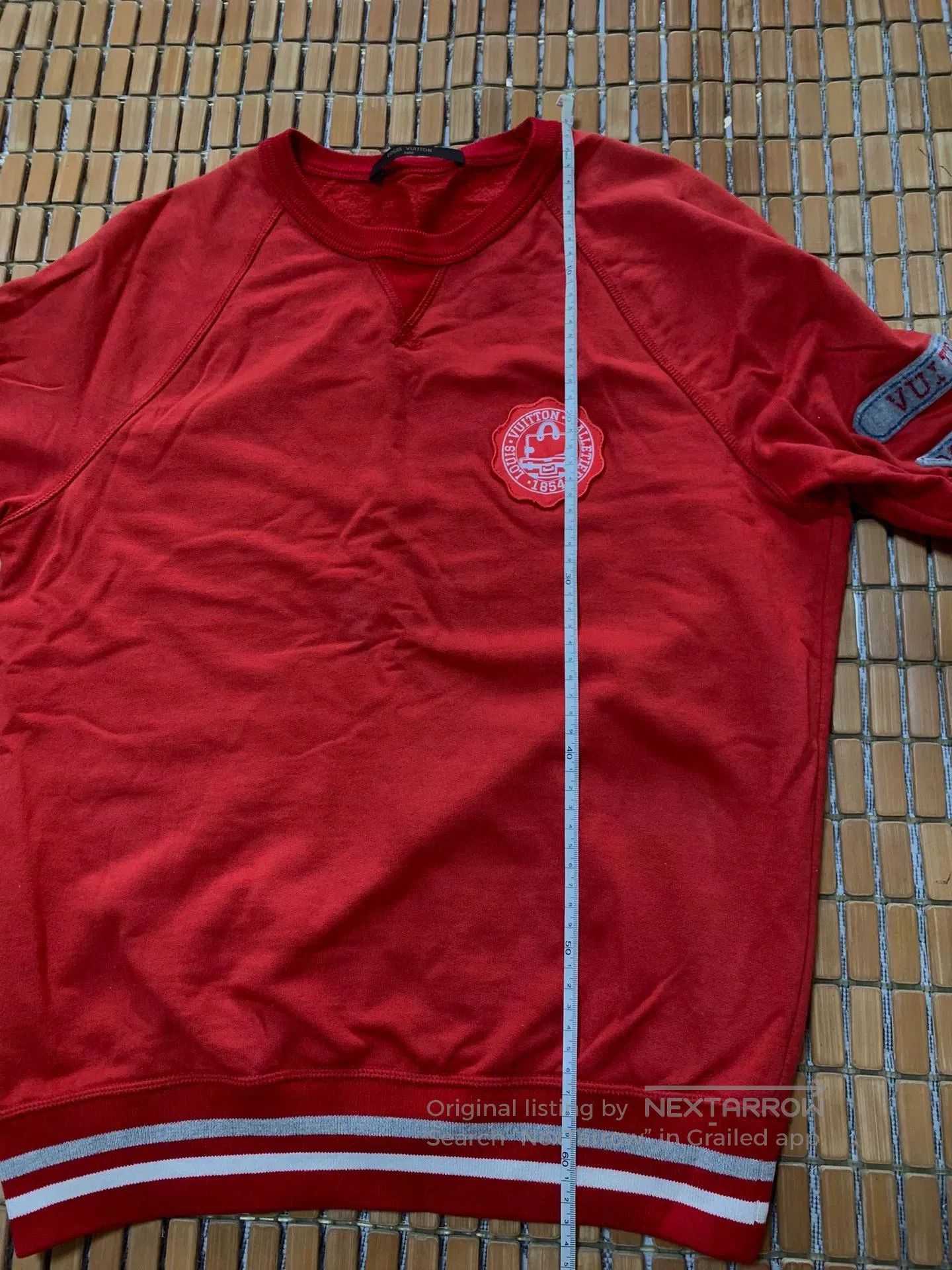 Louis Vuitton Louis Vuitton Red Pullover Sweatshirt. Size US S / EU 44-46 / 1 - 7 Thumbnail