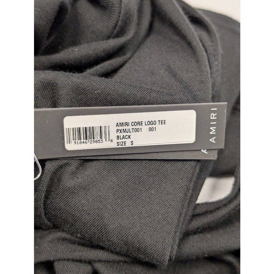 Amiri o1rshd1 Core Logo Tee T-Shirt in Black Size US S / EU 44-46 / 1 - 11 Thumbnail