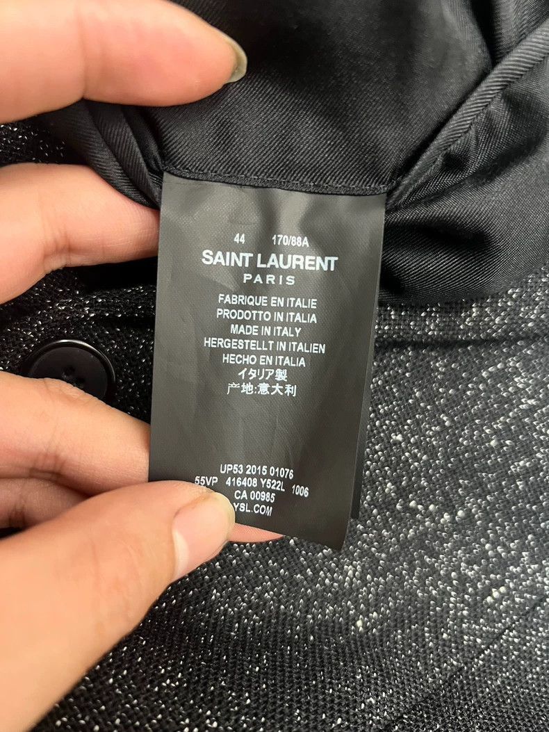 Other Saint Laurent Gray Wool Blazer Size 44-2507 Size US L / EU 52-54 / 3 - 8 Thumbnail