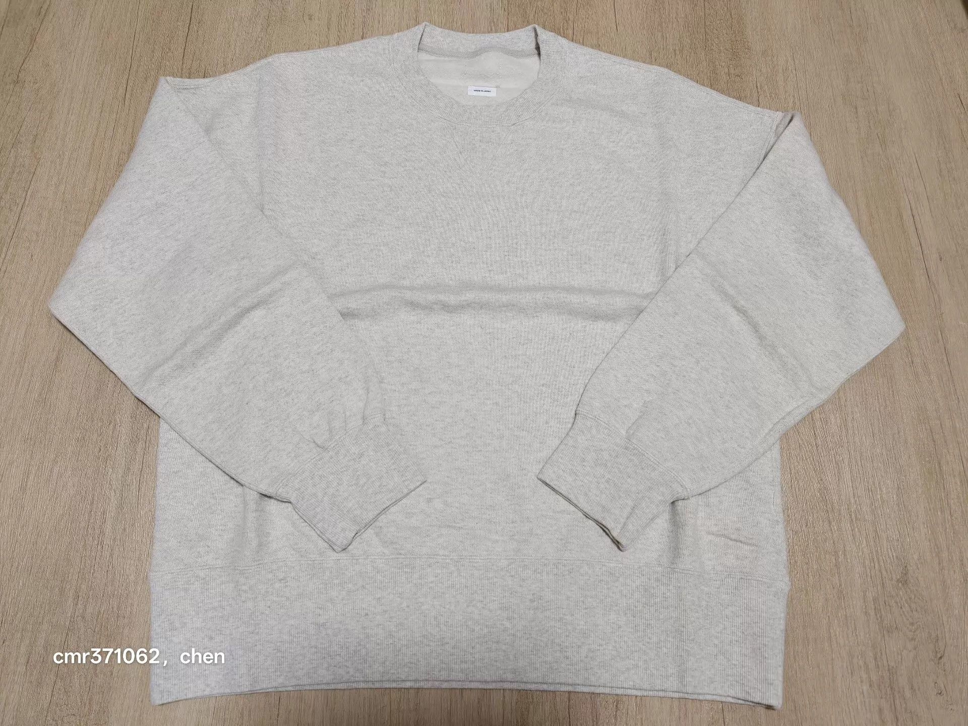 Visvim visvim 26SS Court Sweat L/S Cream Grey Size 5 Size US XXL / EU 58 / 5 - 1 Thumbnail