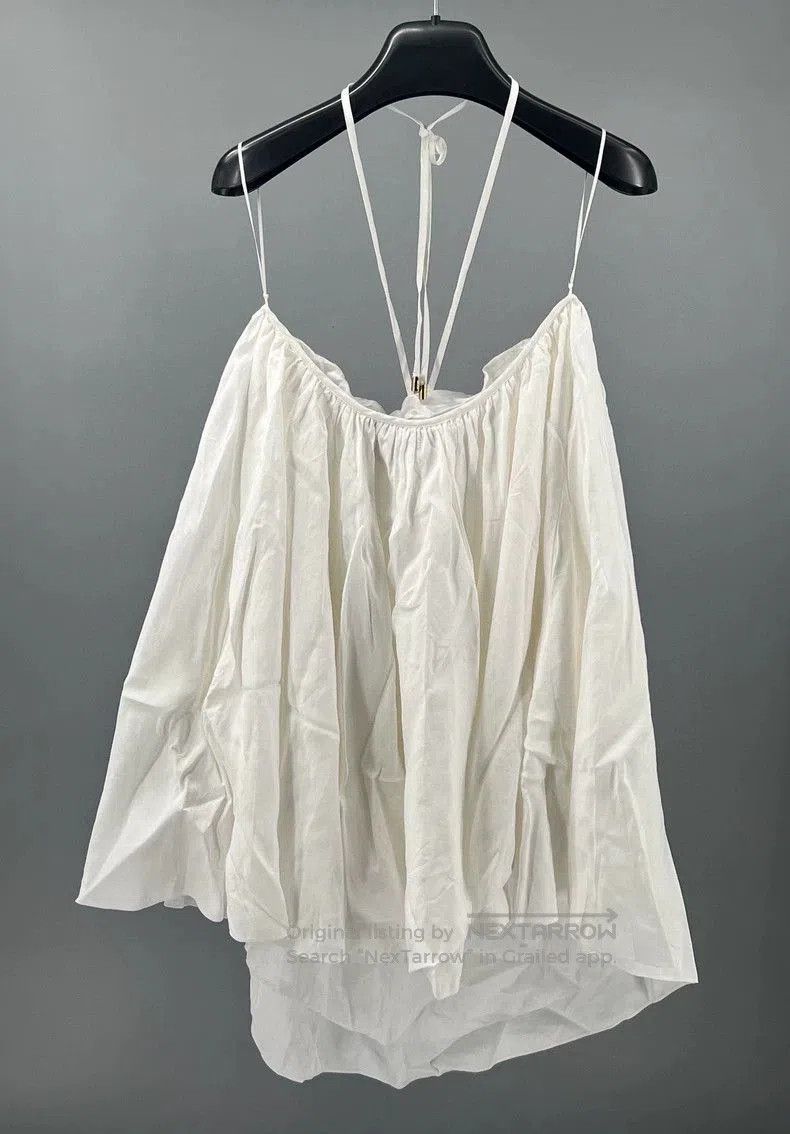 Loewe LOEWE White Linen Sling Dress. Size US XS / EU 42 / 0 - 2 Thumbnail