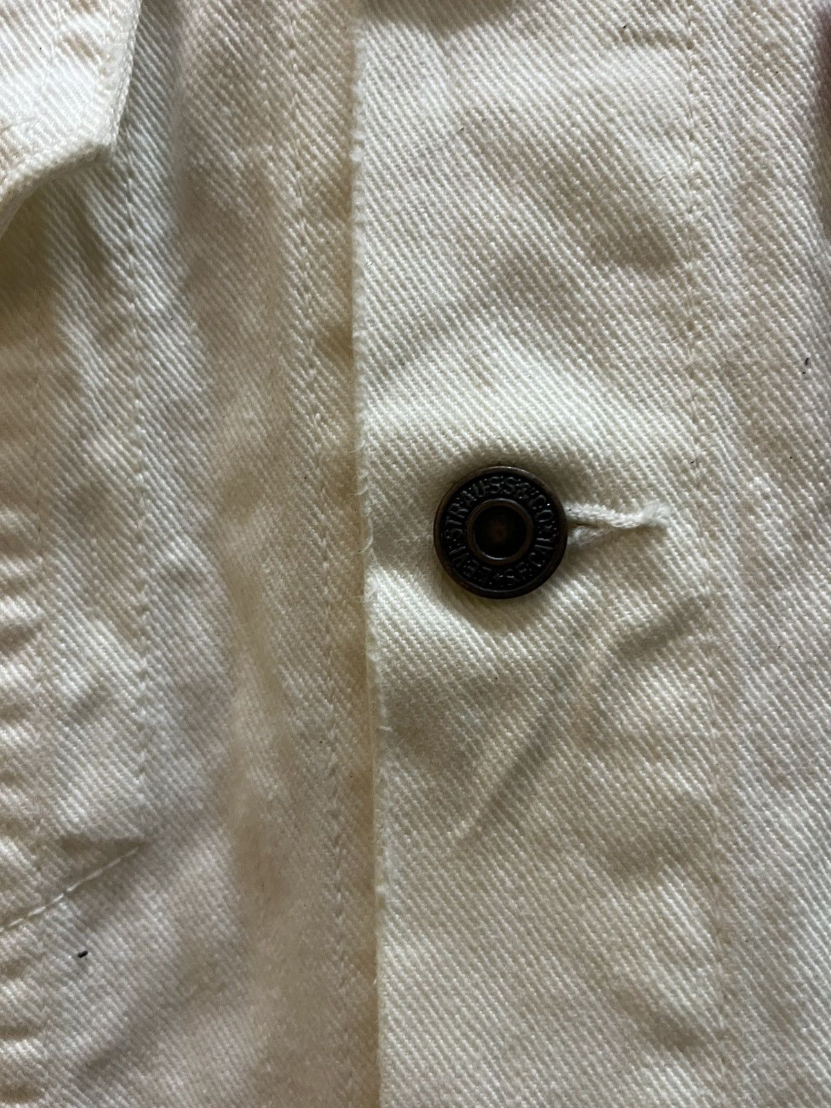 Levi's × Levi's Vintage Clothing × Vintage Vintage Levi’s white demin jacket rare Size US M / EU 48-50 / 2 - 7 Thumbnail