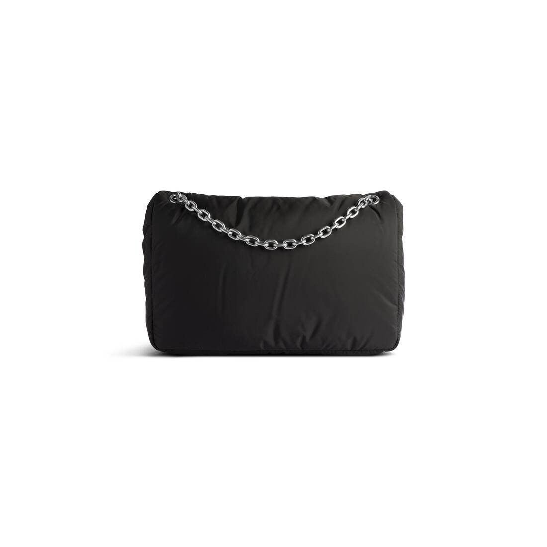 Balenciaga o1mt1gz0125 Size: OS / Monaco Medium Chain Bag in Black Size ONE SIZE - 4 Thumbnail