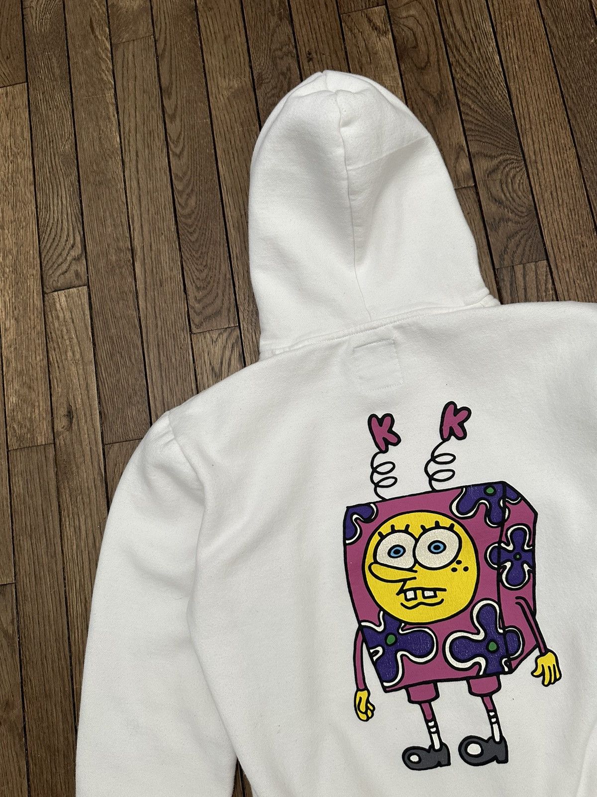 Market Chinatown Market x SpongeBob White Flower Logo Hoodie Size US M / EU 48-50 / 2 - 3 Thumbnail