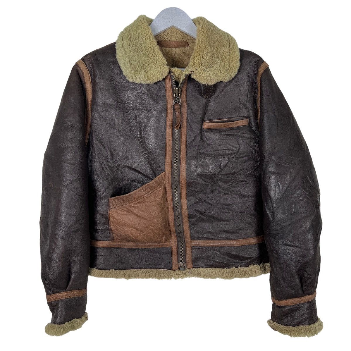 45rpm 🔥 ARCHIVES 45rpm KIRO HIRATA CROP LEATHER SHEARLING JACKET Size US S / EU 44-46 / 1 - 14 Thumbnail