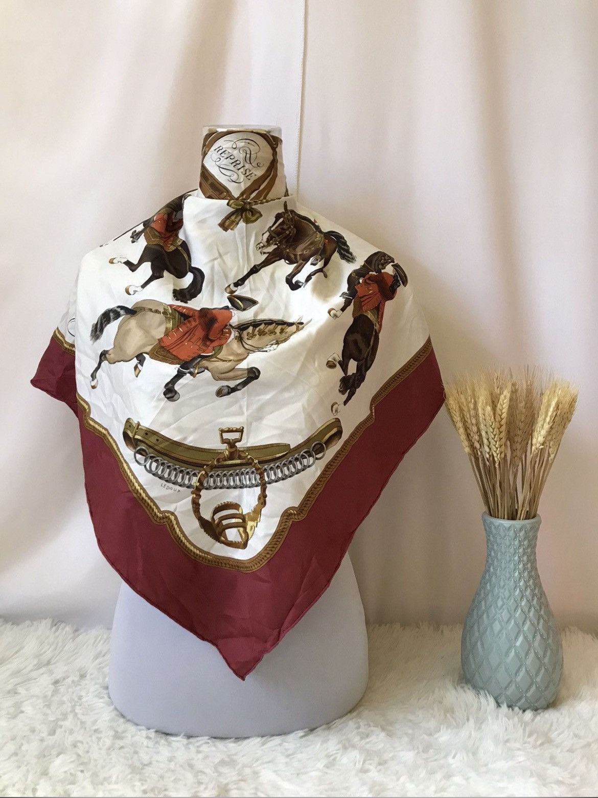Hermes Hermes Paris Reprise by Ledoux Silk Scarf Size ONE SIZE - 1 Thumbnail