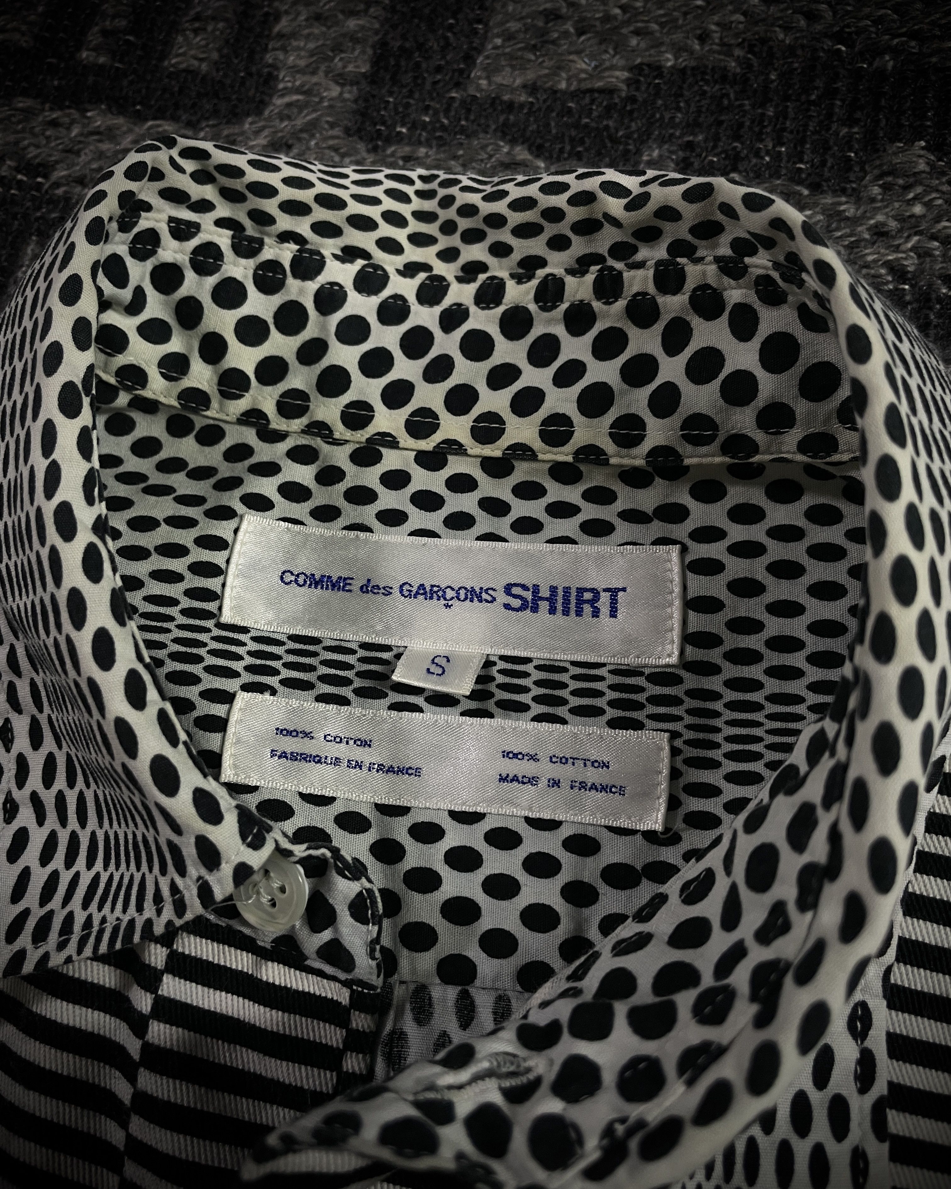 Comme des Garcons COMME des GARÇONS SHIRT (Early 2000s) Mixed Pattern Size US XL / EU 56 / 4 - 6 Thumbnail