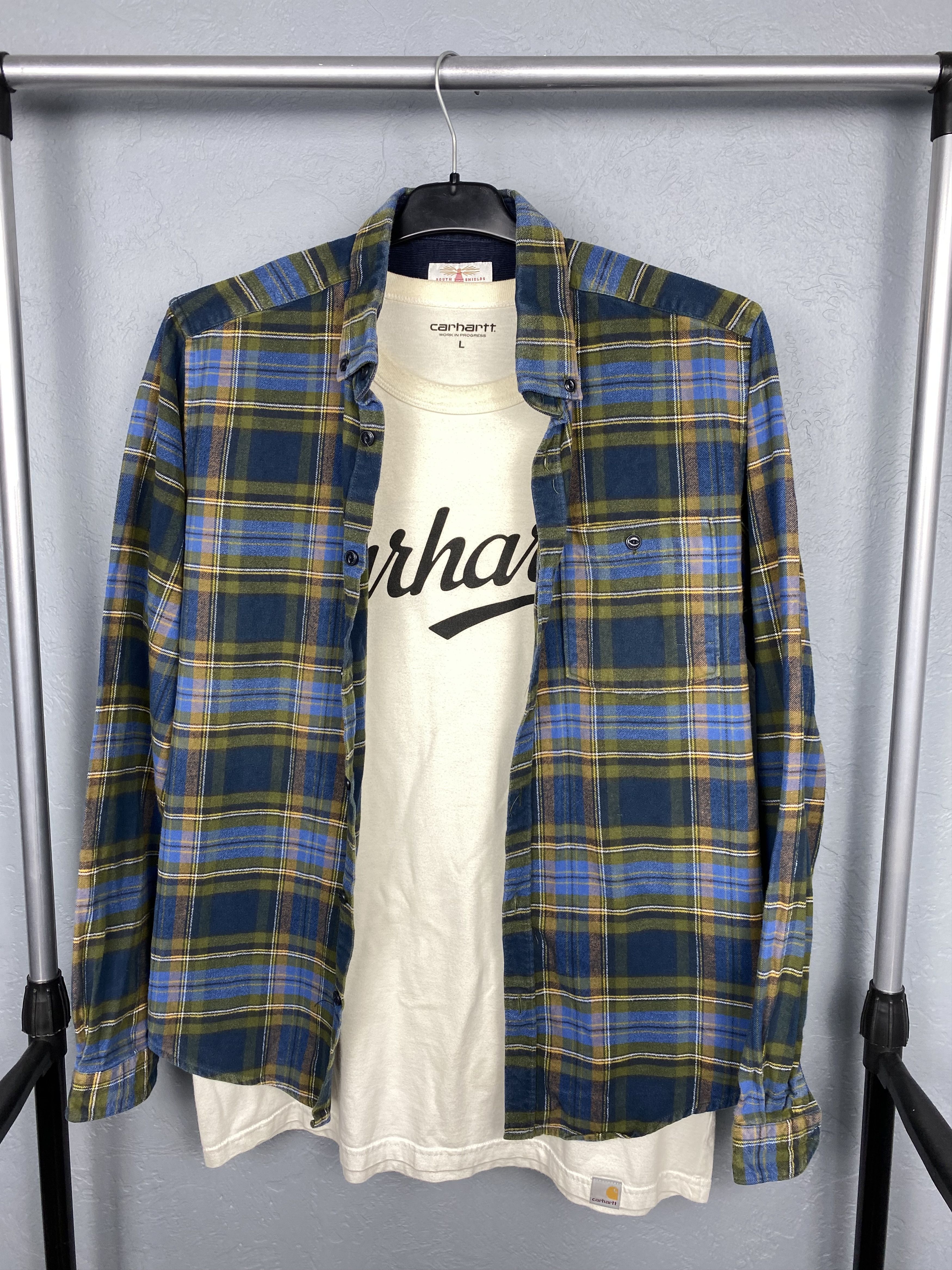 Barbour Barbour Vintage Flannel Plaid Shirt Y2K Size US M / EU 48-50 / 2 - 1 Thumbnail