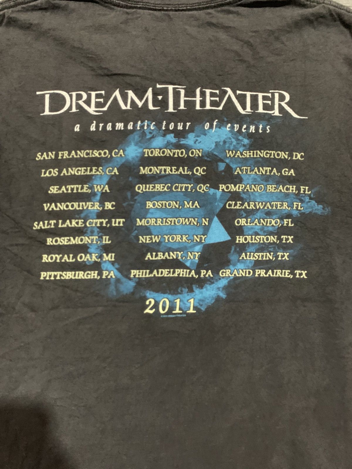 Band Tees 2011 Dream Theater a Dramatic Turn of Events Concert Tee Size US XS / EU 42 / 0 - 8 Thumbnail