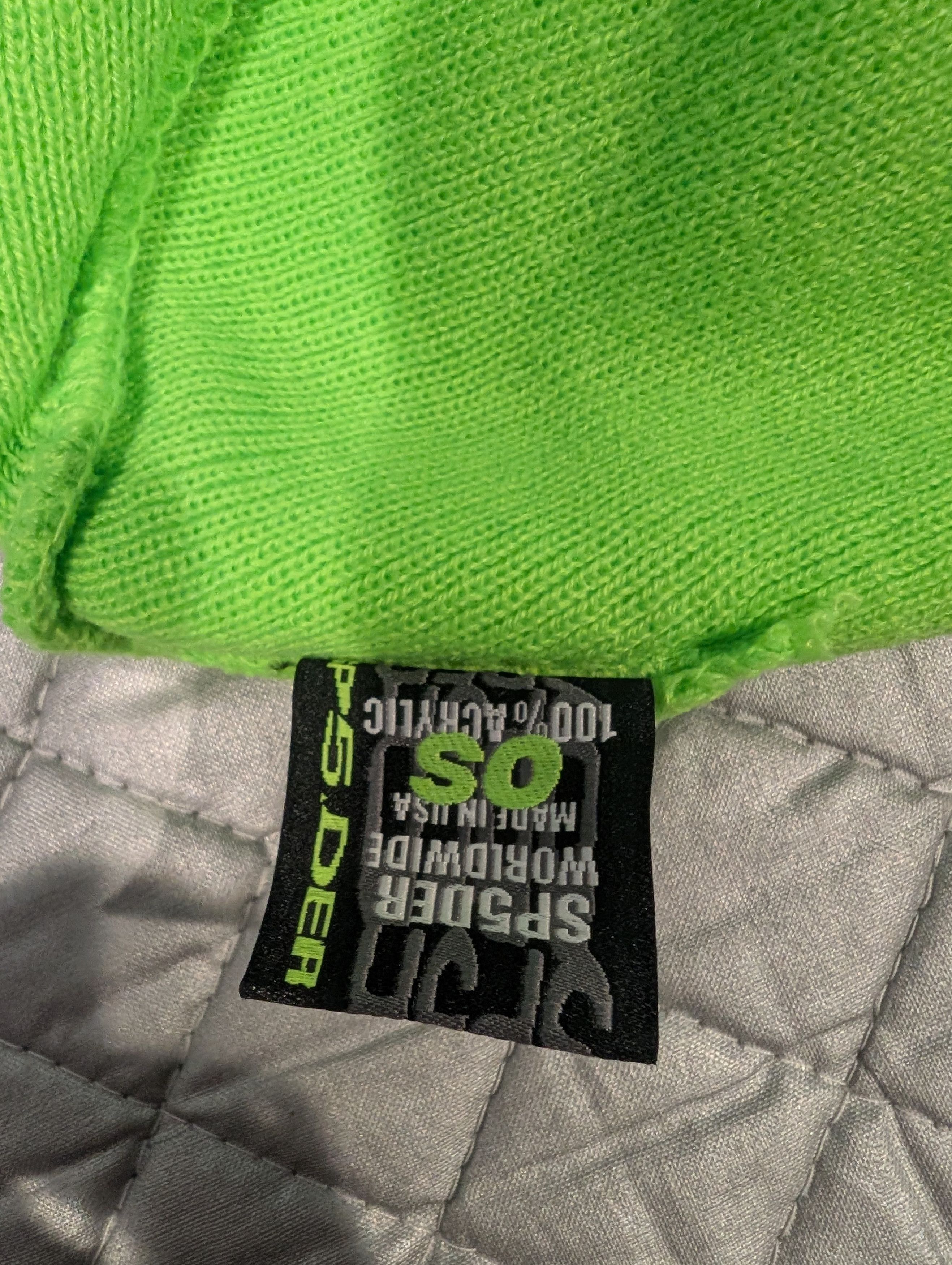Sp5der Sp5der Web Beanie 'Slime Green' Size ONE SIZE - 5 Thumbnail
