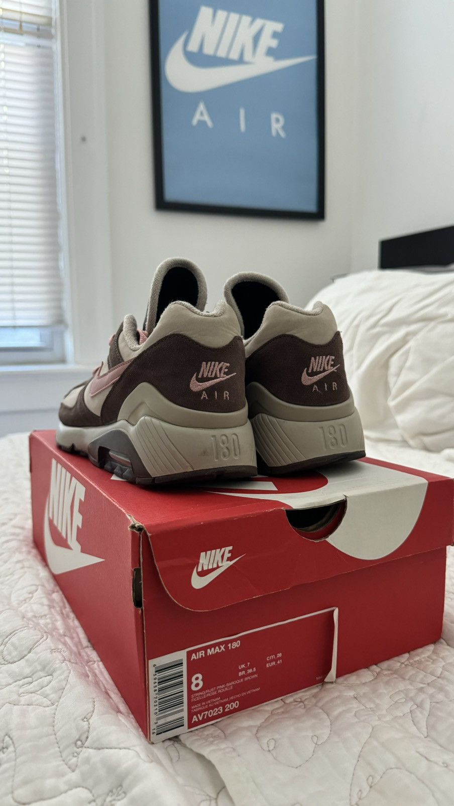 Nike Air Max 180 - String/Baroque Brown Size US 8 / EU 41 - 4 Thumbnail