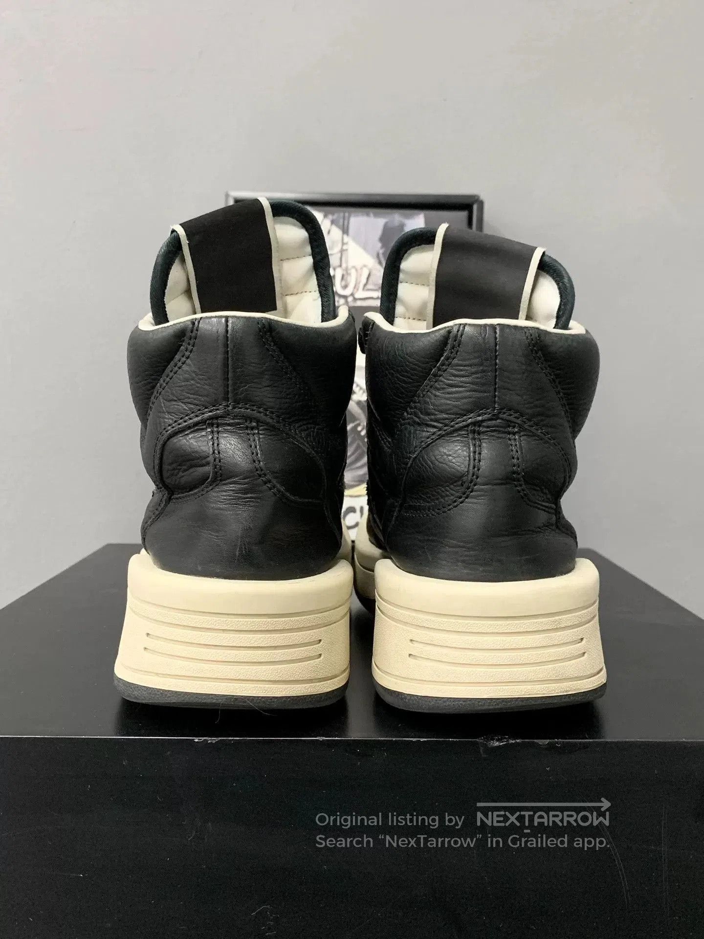 Rick Owens Drkshdw Rick Owens Converse Turbodrk Weapon Leather. Size US 7.5 / EU 40-41 - 7 Thumbnail