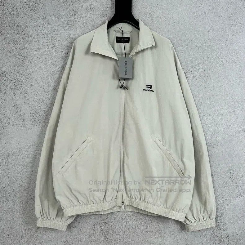 Balenciaga Balenciaga Solid Color Collar Zip-Up Jacket Size US L / EU 52-54 / 3 - 1 Thumbnail