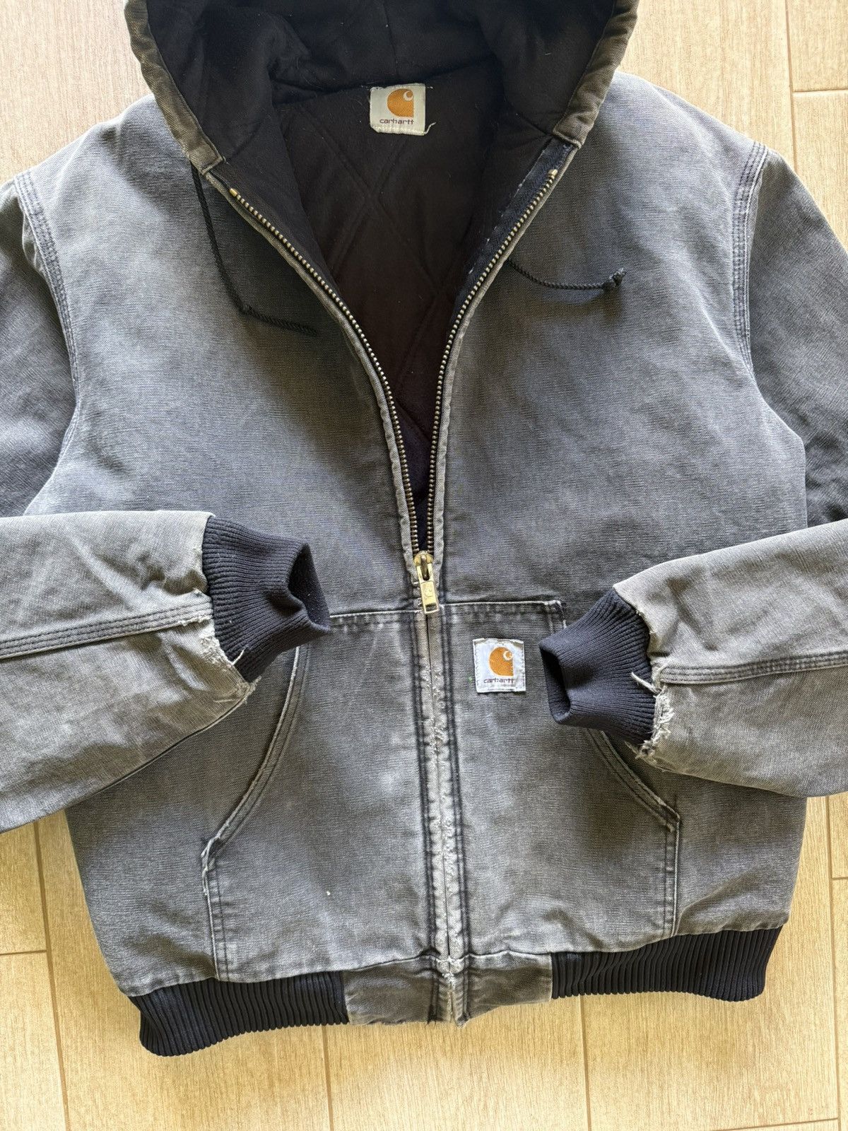 Carhartt Fade J06 BLK Carhartt Jacket Size US L / EU 52-54 / 3 - 8 Thumbnail