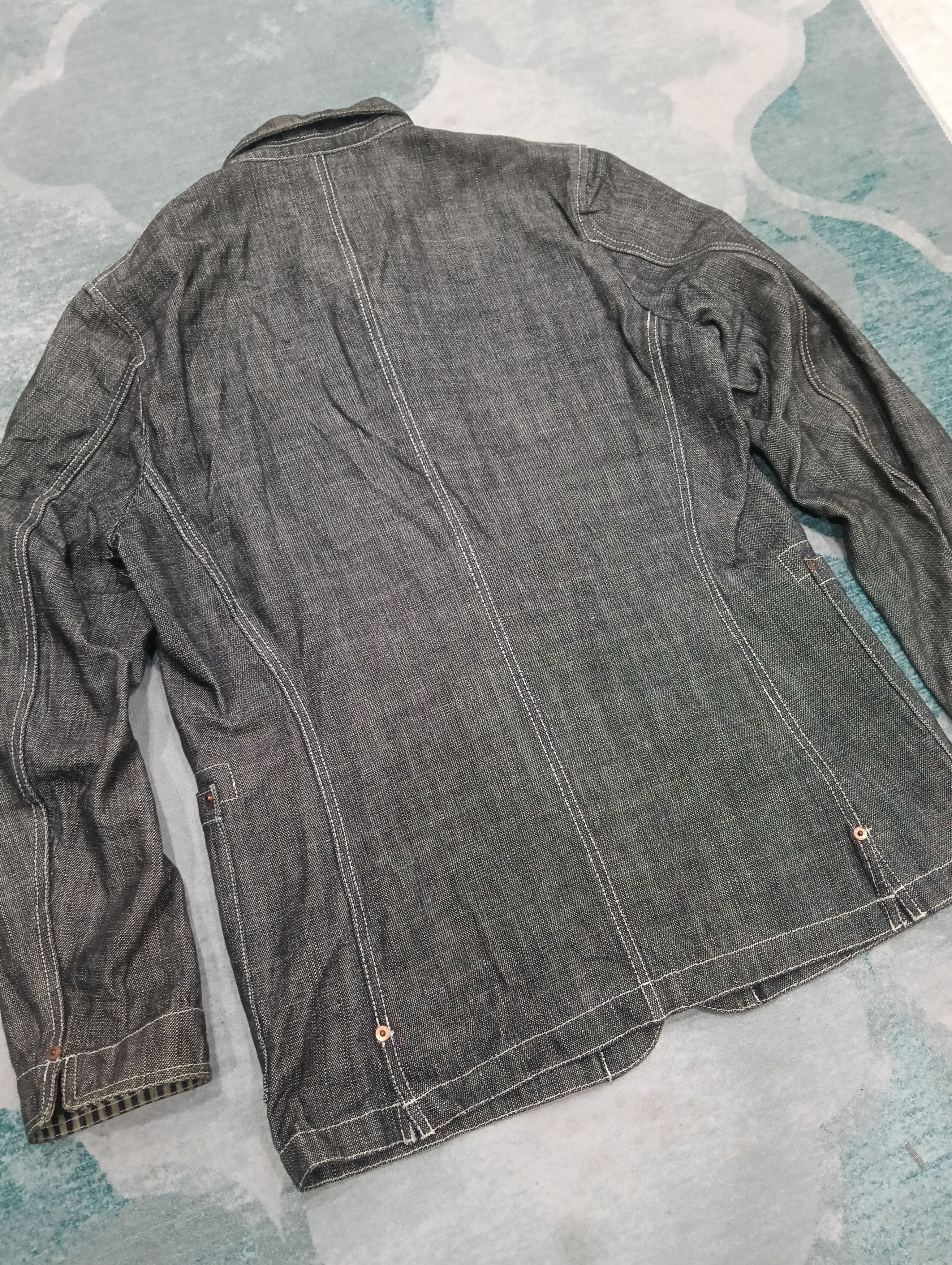 14th Addiction × Beauty Beast × Japanese Brand Hiromichi Nakano Like Indigo Shawl Collar Size US L / EU 52-54 / 3 - 6 Thumbnail