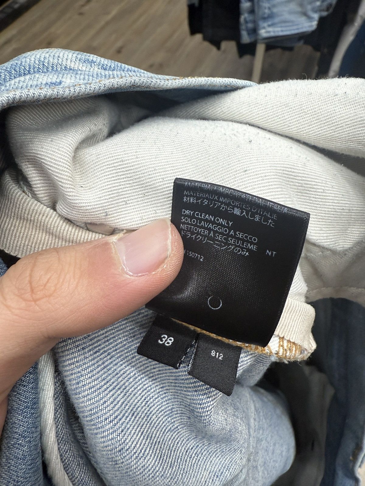 Amiri Amiri Blue Denim Jeans Size US 38 / EU 54 - 11 Thumbnail