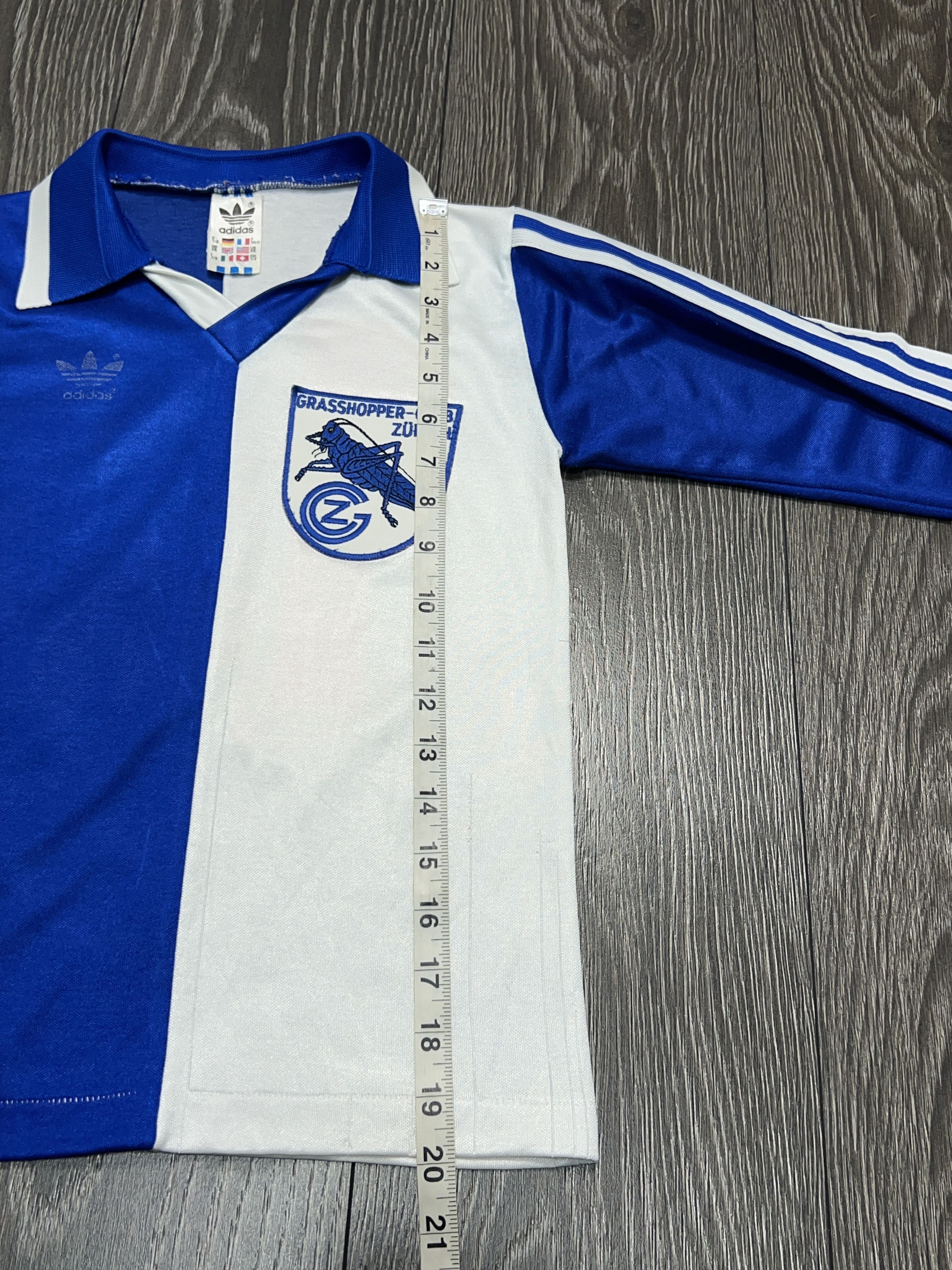 Adidas 1980s Grasshopper Club Zurich Long Sleeve Jersey Football Size US XXS / EU 40 - 11 Thumbnail