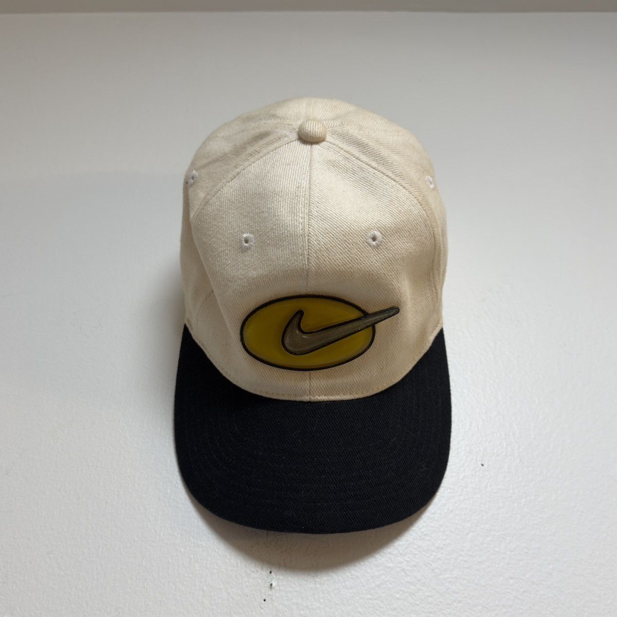 Nike × Vintage Vintage 90s Nike Swoosh Hat Size ONE SIZE - 1 Thumbnail
