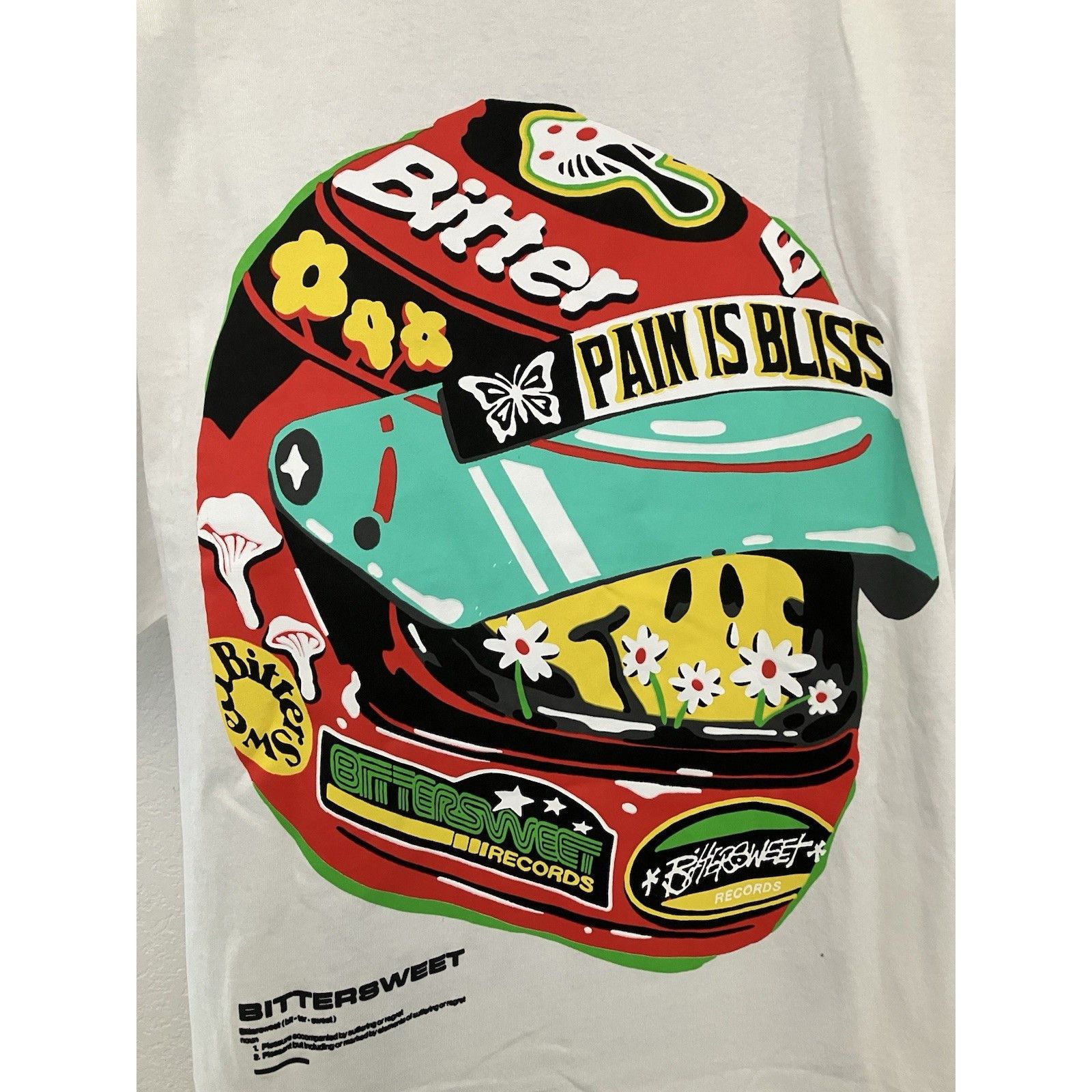 Other Bittersweet Pain Is Bliss Statement T-Shirt Puff Print L Rel Size US L / EU 52-54 / 3 - 3 Thumbnail