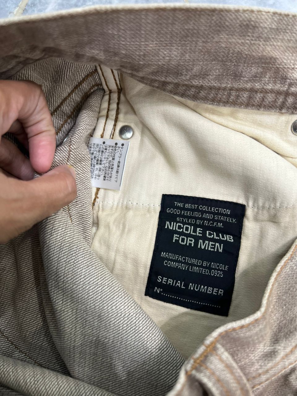Nicole Club Nicole Club For Men Mudwash Denim Size US 33 - 14 Thumbnail