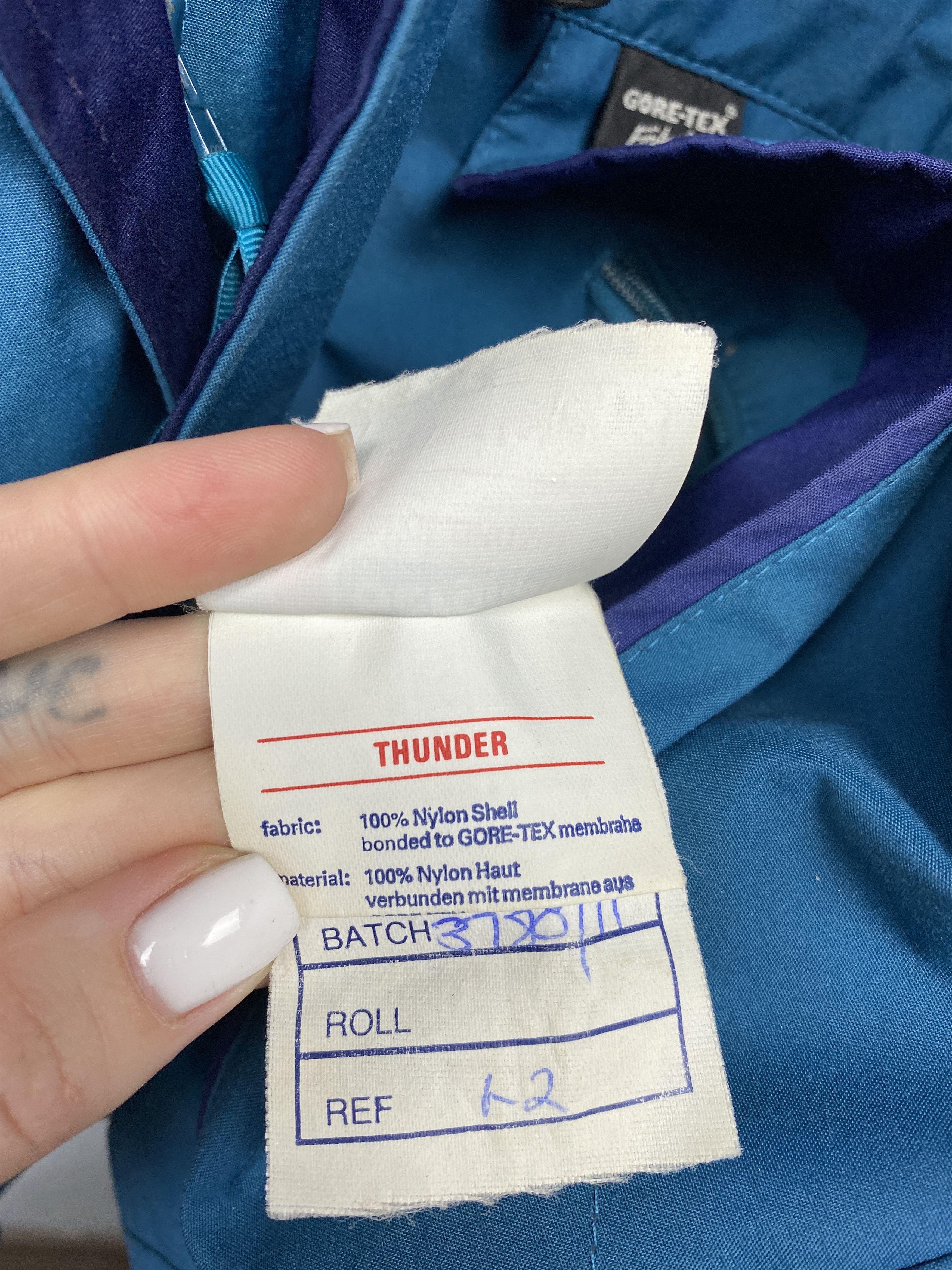 Berghaus Berghaus Thunder 90s Vintage Mens Nylon Gore Tex Jacket Size US XL / EU 56 / 4 - 11 Thumbnail