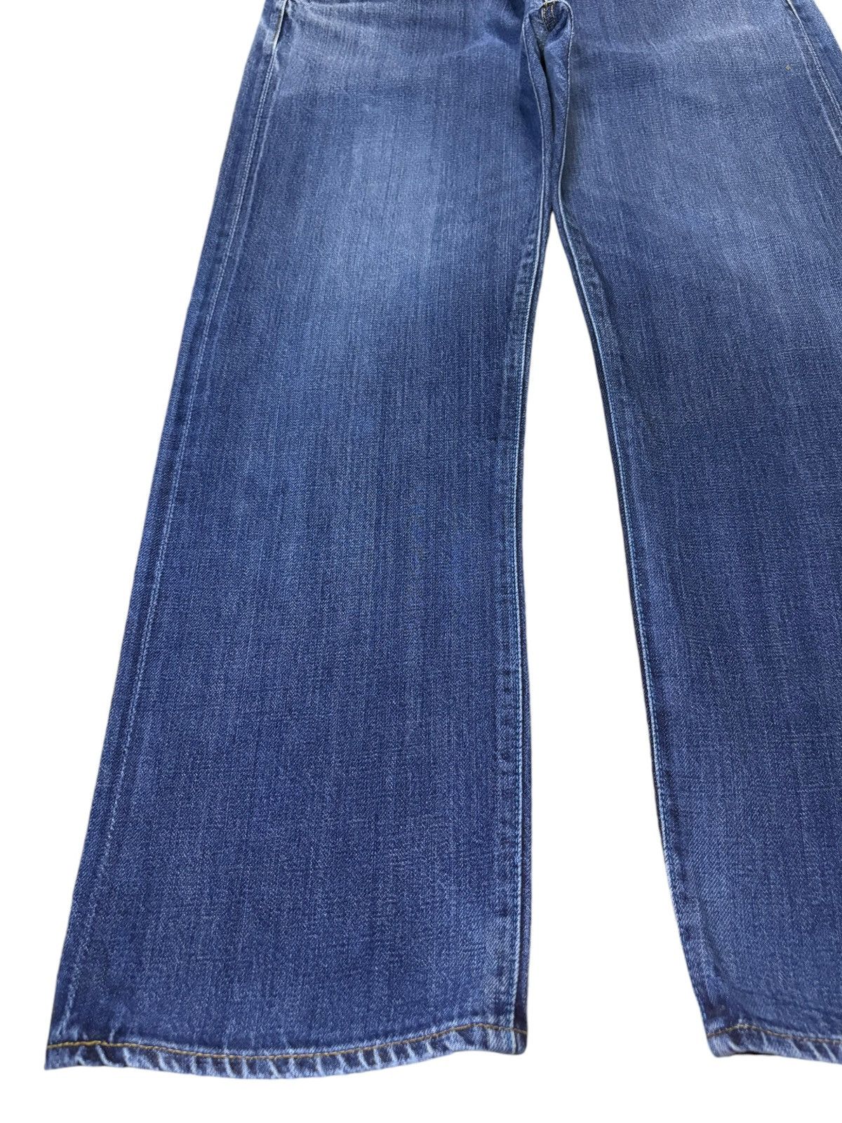 Japan Blue × Japanese Brand Vintage Japanese Japan Blue Selvedge Blue Wash Loose Jeans Size US 32 / EU 48 - 7 Thumbnail