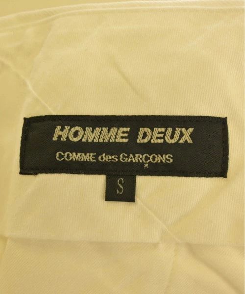 Comme des Garcons Homme Deux Casual Pants Slacks Zipper Polyester Patch Pattern White Size US 31 - 9 Thumbnail