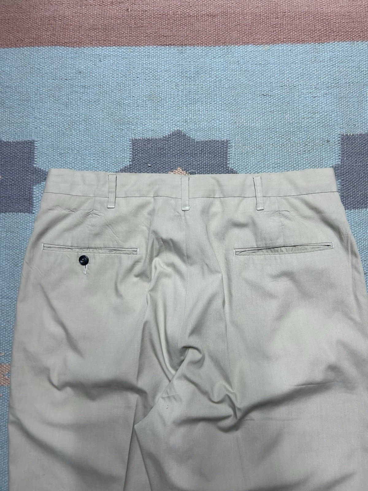 Vintage Vtg 1960s lightweight work pants slacks poly cotton 31x31 Size US 31 - 9 Thumbnail