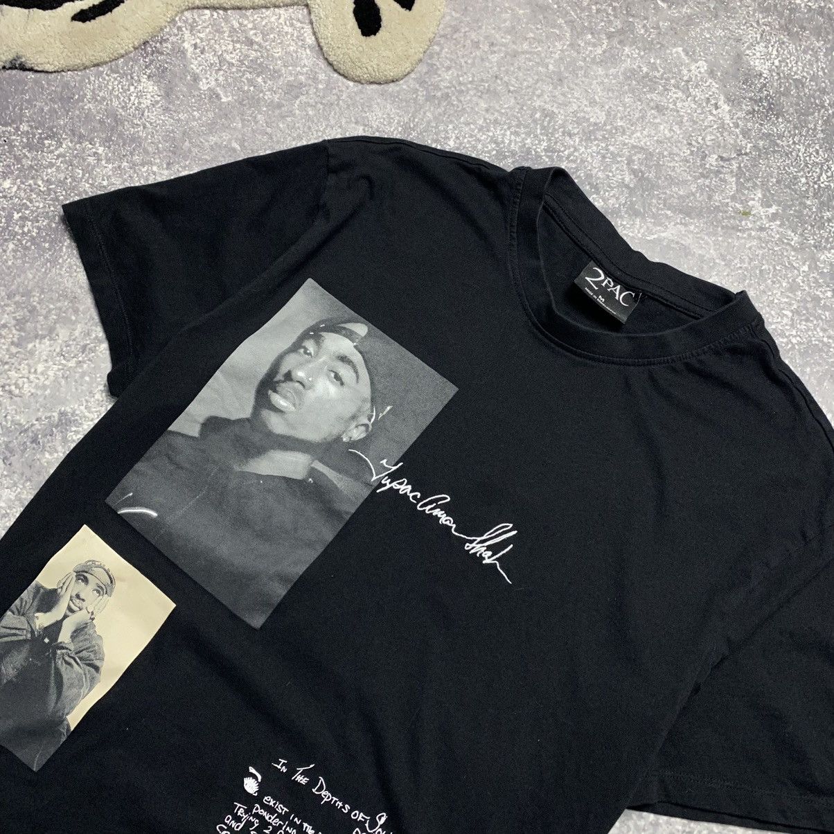 Band Tees Men’s Tupac 2Pac Big Graphic logo rap tee Size US M / EU 48-50 / 2 - 2 Thumbnail