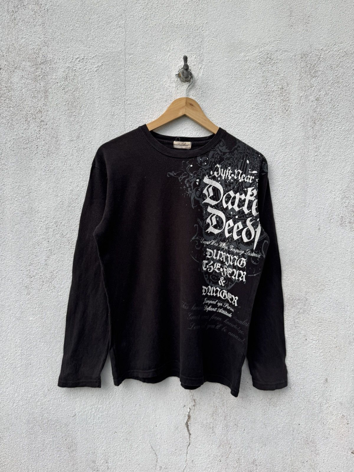 If Six Was Nine Japanese Wild Poems Long Sleeve Gothic Punk Styled Size US L / EU 52-54 / 3 - 1 Thumbnail