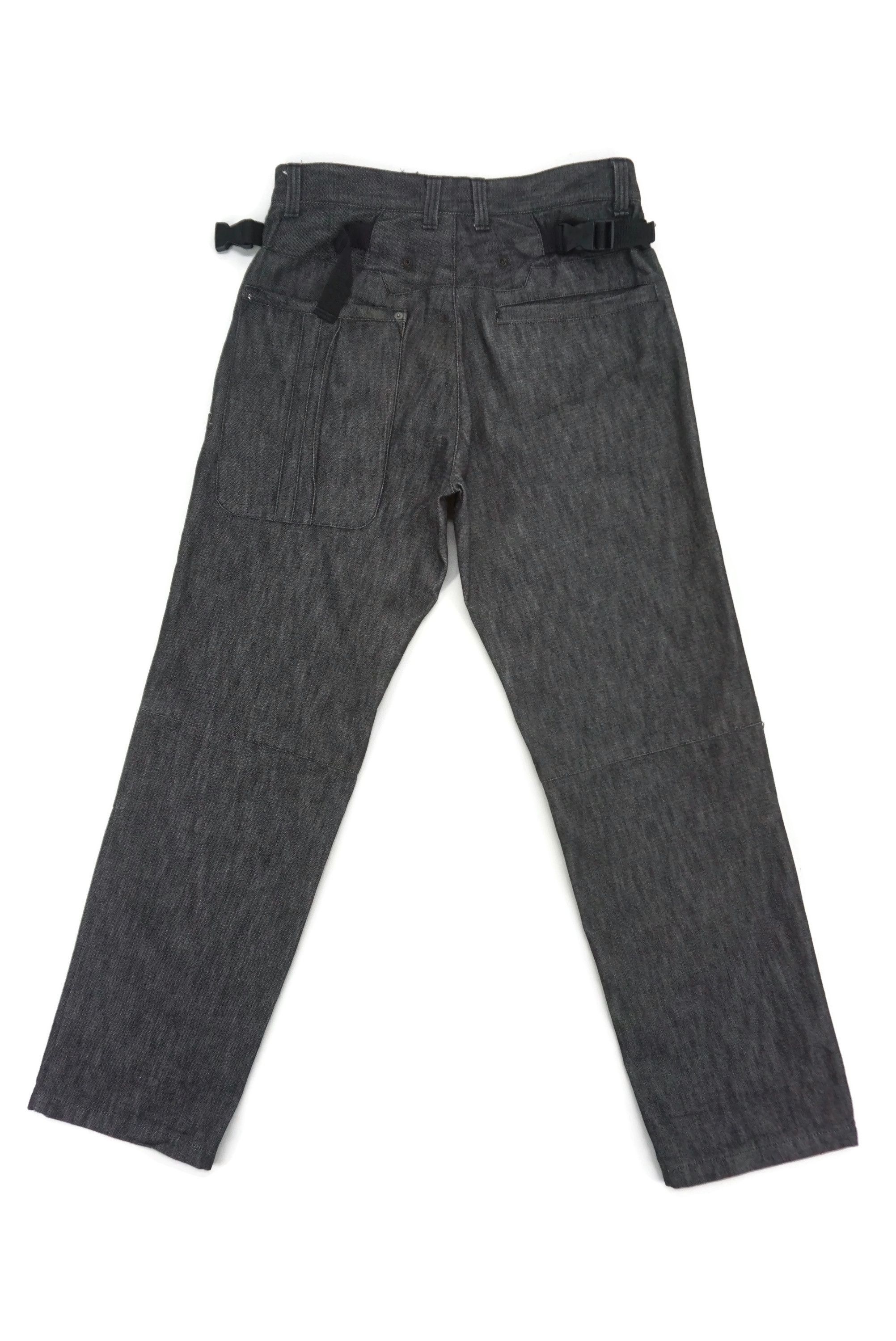 Japanese Brand Cycle Jeans fit W32xL31 Patchwork Buckle Waist Cargo Size US 30 / EU 46 - 2 Thumbnail