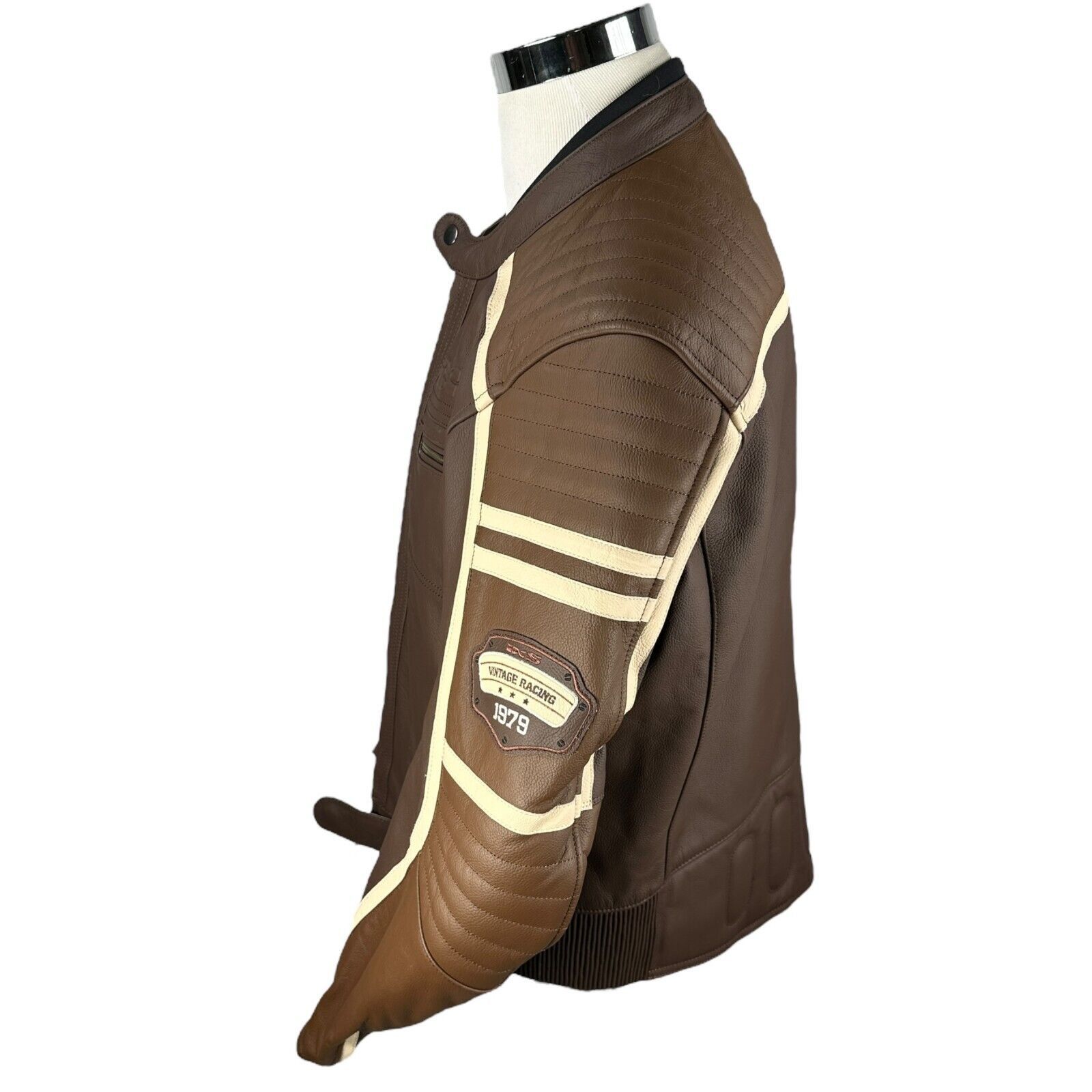 The Unbranded Brand iXS Curtis Motorcycle Jacket 44 Brown Leather Moto Biker New Size US L / EU 52-54 / 3 - 3 Thumbnail