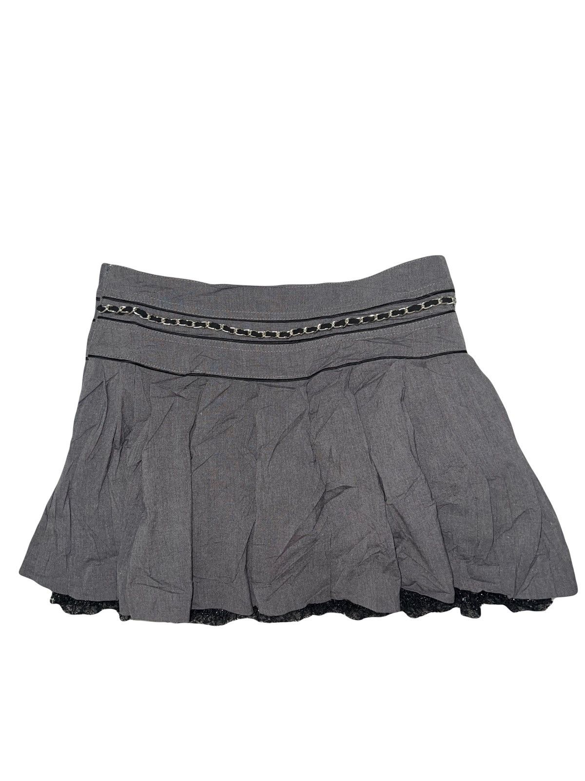 Japanese Brand CECIL McBEE grey pleated skirt 🎀☠️ Size 27" / US 4 / IT 40 - 3 Thumbnail