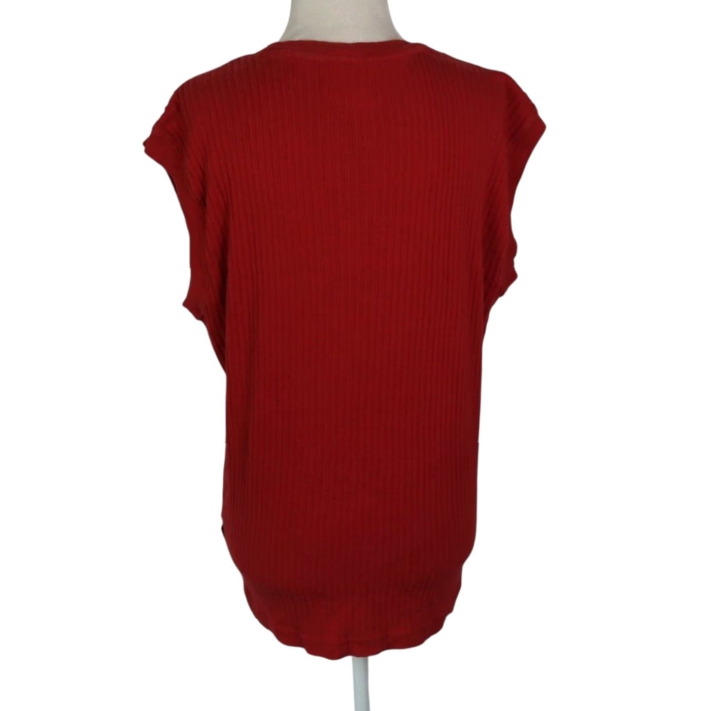 Vintage VINTAGE Ferruche Originals Muscle Tank Top Tee Red Burgundy 90s Mens L T-Shirt Sleeveless Cotton Shirt Women not applicable Size US L / EU 52-54 / 3 - 4 Thumbnail