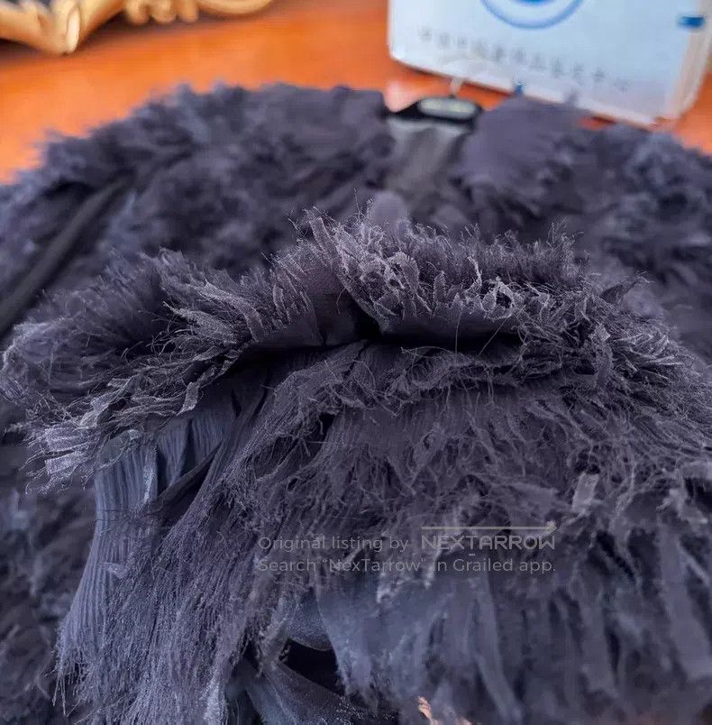 Dries Van Noten Dries Van Noten Black Silk Tassel Short Coat Size M / US 6-8 / IT 42-44 - 6 Thumbnail