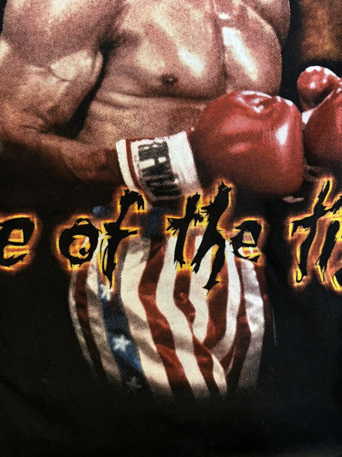 Vintage Rare Vintage Rocky Eye of the Tiger Stallone Movie Tee Size US XL / EU 56 / 4 - 9 Thumbnail