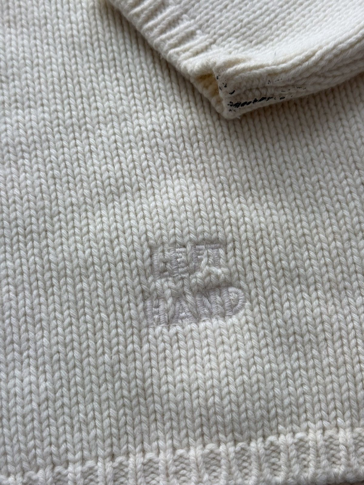 Left Hand Archive 90s Left Hand Massimo Osti Lambswool Knit Sweater Size US L / EU 52-54 / 3 - 5 Thumbnail