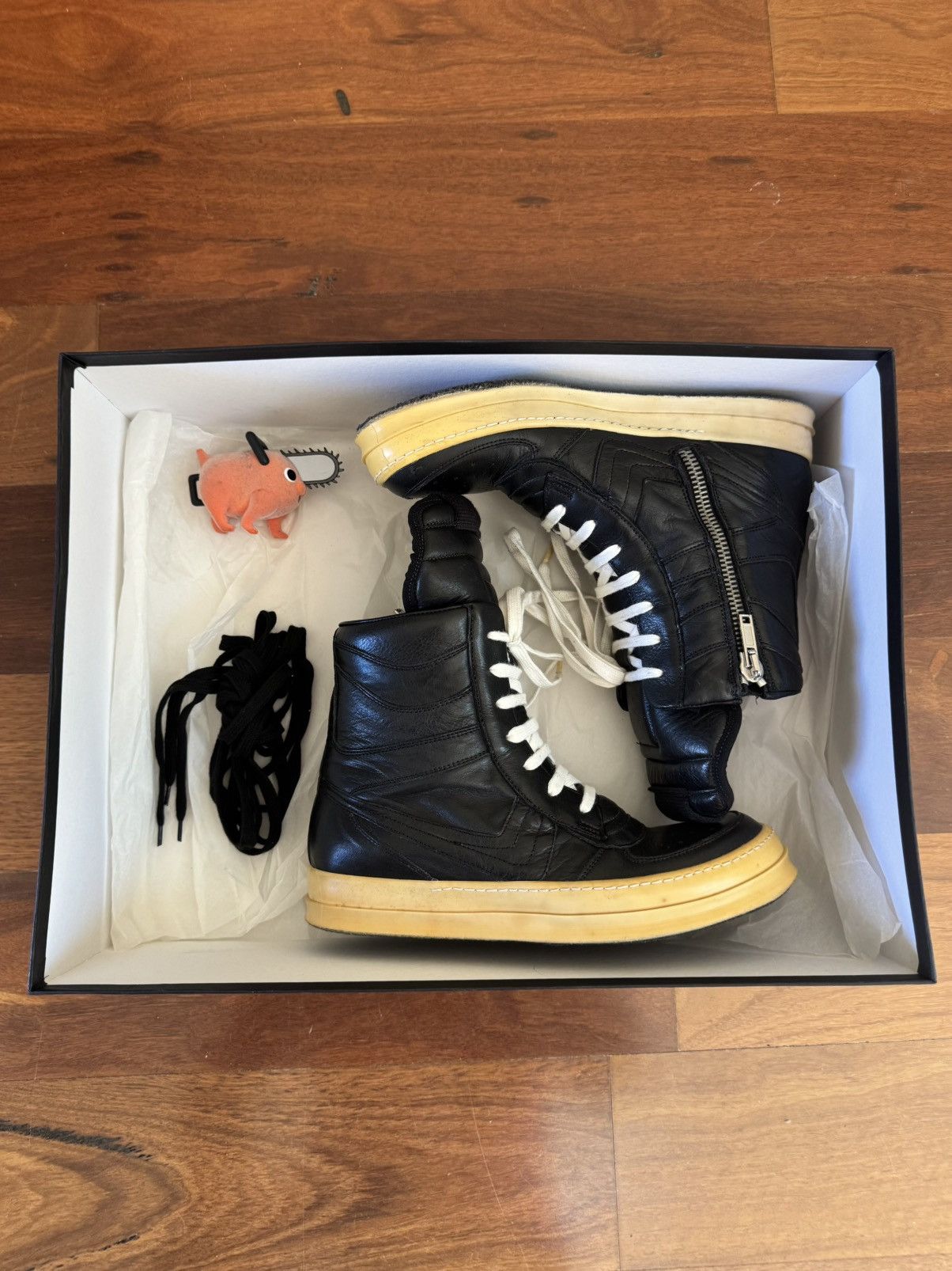 Rick Owens Rick Owens Leather Dunks Size US 10 / EU 43 - 8 Thumbnail