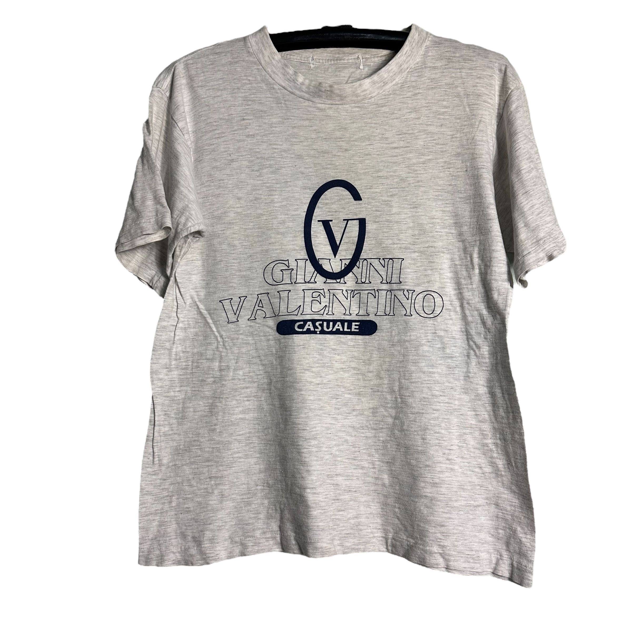 Gianni Valentino 🔥RARE🔥Vtg Gianni Valentino L/Sleeve T-shirt Single Stich Size US M / EU 48-50 / 2 - 1 Thumbnail