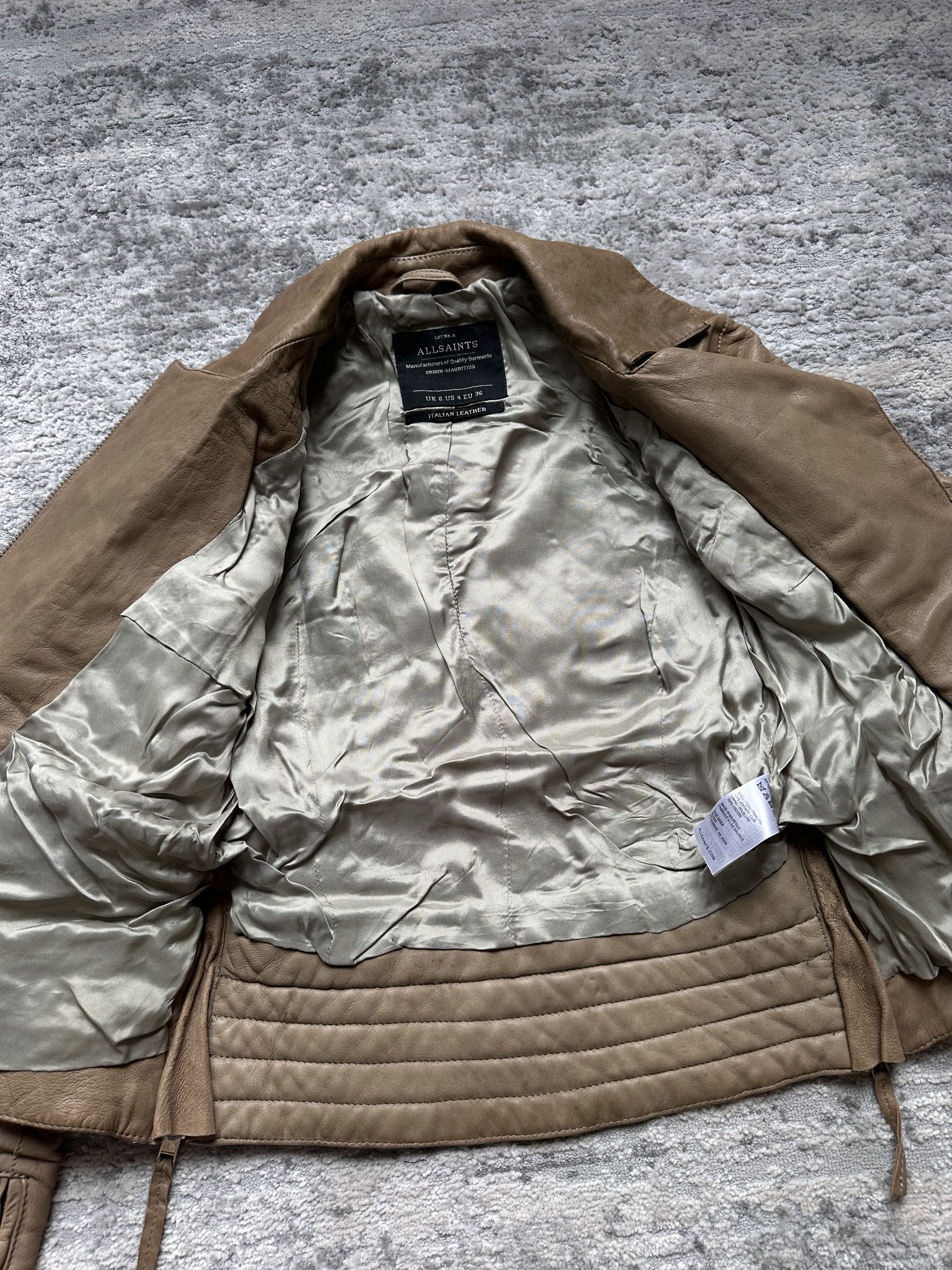 Allsaints Allsaints distressed leather jacket Size S / US 4 / IT 40 - 7 Thumbnail