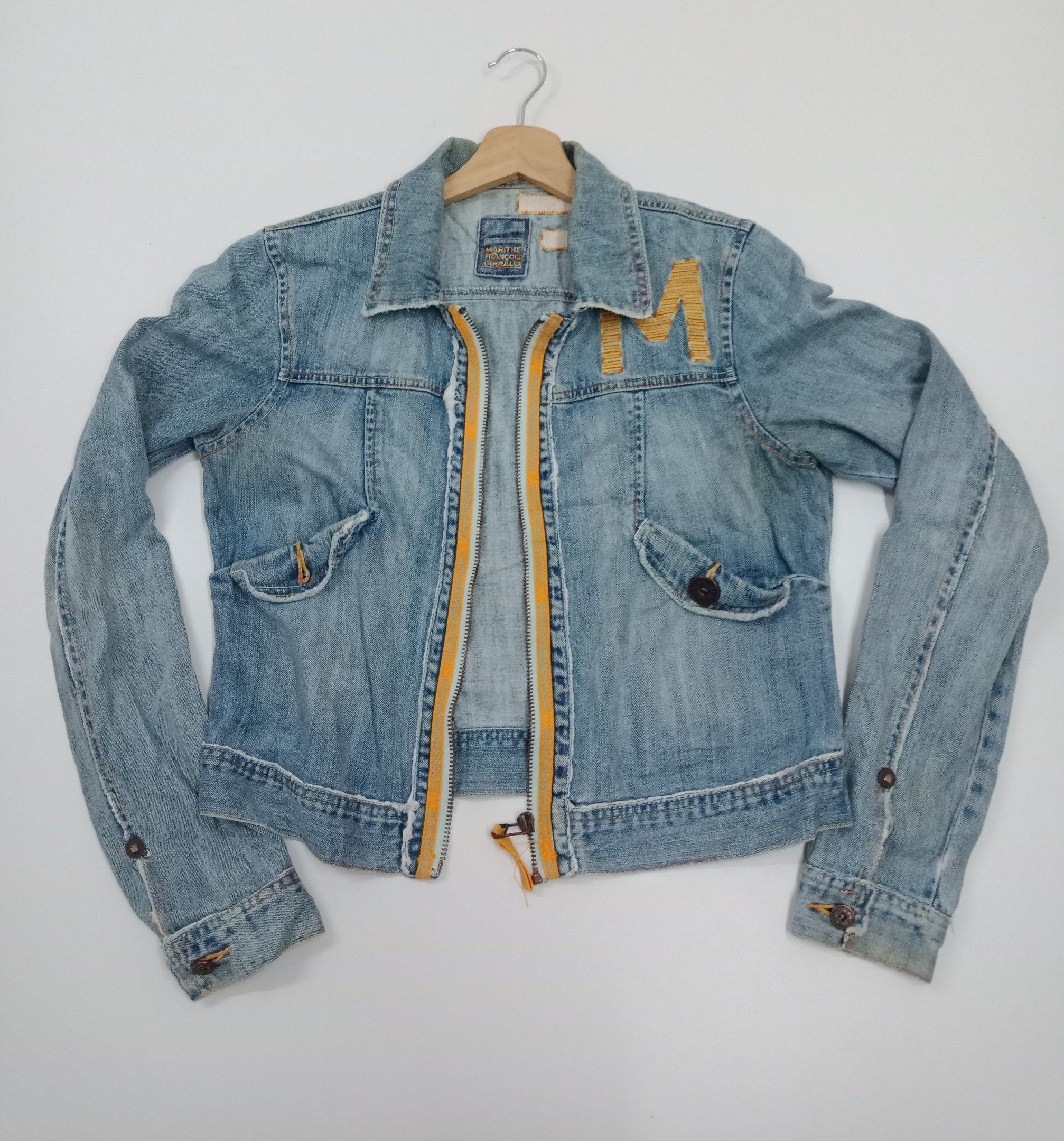 Marithe + Francois Girbaud Marithe Francois Girbaud Washed Blue Denim #RK Size US M / EU 48-50 / 2 - 3 Thumbnail