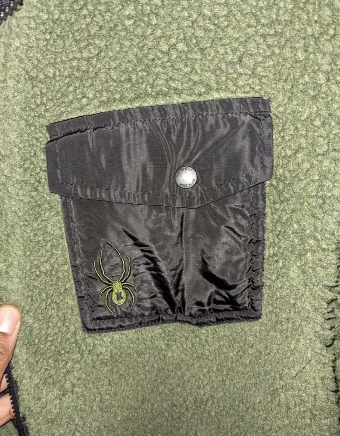 Designer × Spyder Spyder Fleece XL Olive Green(Made In Vietnam) Size US XL / EU 56 / 4 - 2 Thumbnail