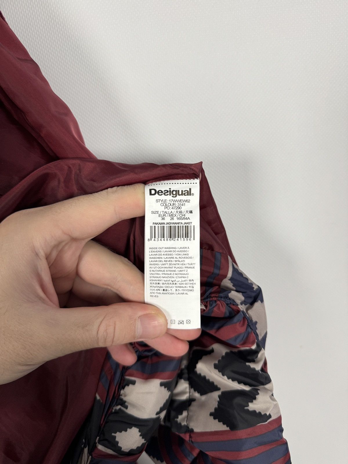 Desigual Desigual Pakaian Jadi Wanita Jacket Geometric Print Size 36 Size XS / US 0-2 / IT 36-38 - 9 Thumbnail