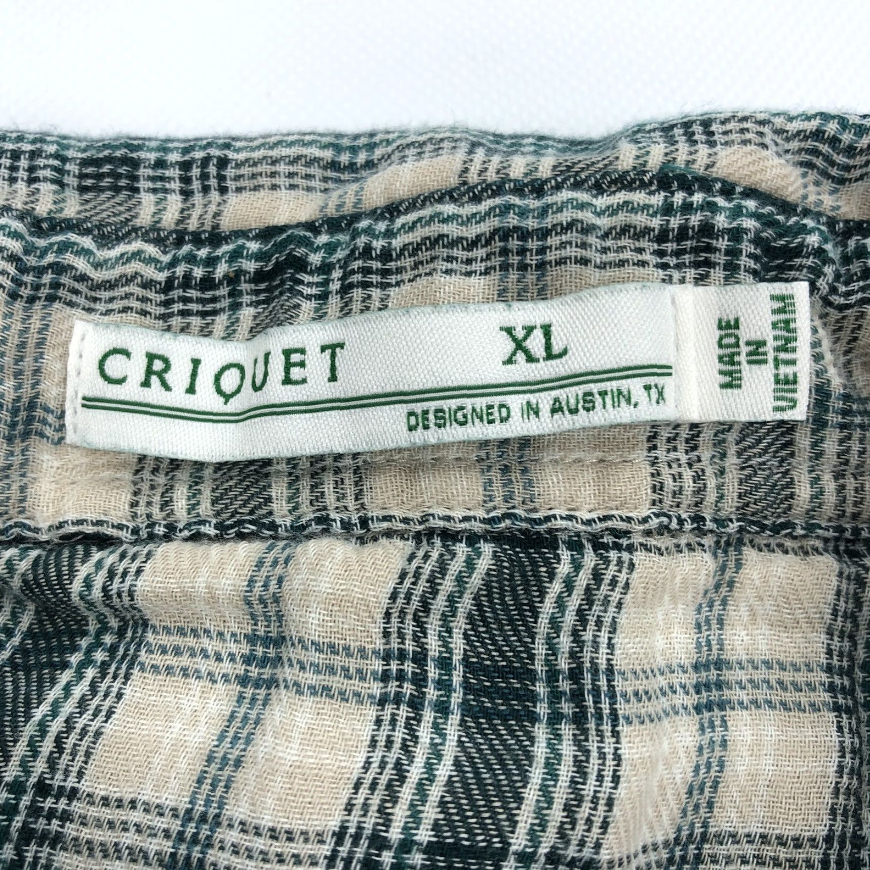Vintage CRIQUET Men XL Plaid Pearl Snap Casual Shirt Long Sleeve Size US XL / EU 56 / 4 - 4 Thumbnail